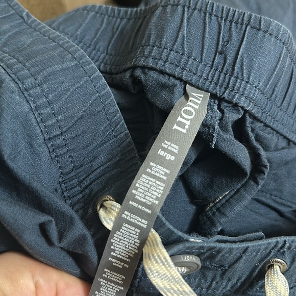 Vuori Mens Ripstop Climber Pants size large Blue Hiking EUC - Picture 5 of 5